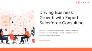 AEKOT – Expert Salesforce Consulting Services & Certified CRM Solutions for Ente