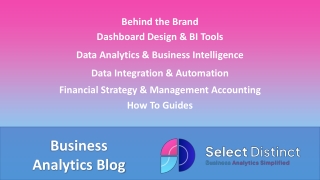 Smarter Navigation: Our Business Analytics Blog Just Got an Upgrade