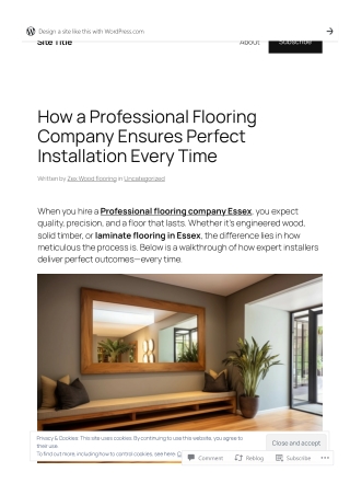 Professional Flooring Company Essex