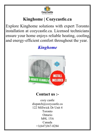 Kinghome | Cozycastle.ca