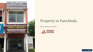Property in Panchkula – Buy, Sell & Invest with Ease