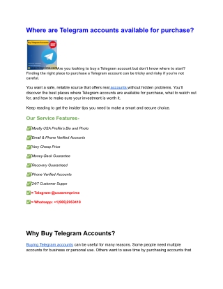 Where are Telegram accounts available for purchase (1)