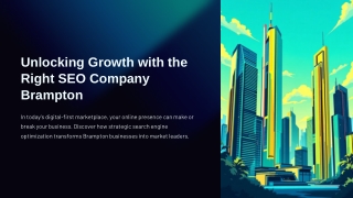 Boost Your Business with SEO Company Brampton