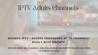 IPTV Adults Channels