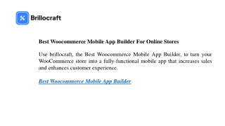 Best Woocommerce Mobile App Builder For Online Stores