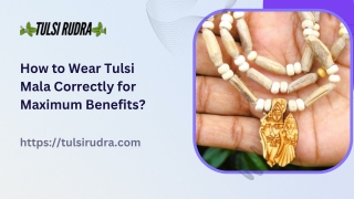 How to Wear Tulsi Mala Correctly for Maximum Benefits