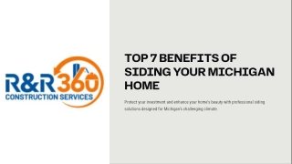 Siding Michigan | B&W Marine Construction