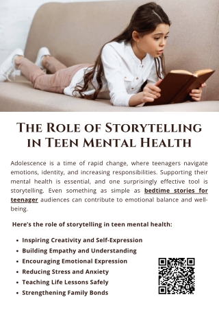 The Role of Storytelling in Teen Mental Health