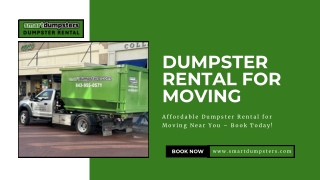 Affordable Dumpster Rental for Moving Near You – Book Today!