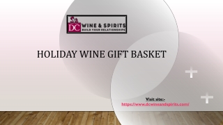 Holiday Wine Gift Basket