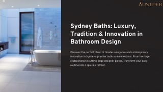Sydney Baths: Discover Premium Bathtubs for Luxury & Comfort