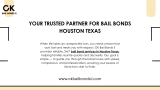 Your Trusted Partner for Bail Bonds Houston Texas