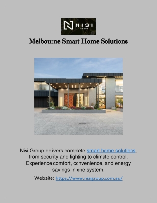 Melbourne Smart Home Solutions