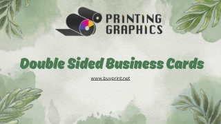 Double Sided Business Cards