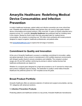 Amaryllis Healthcare