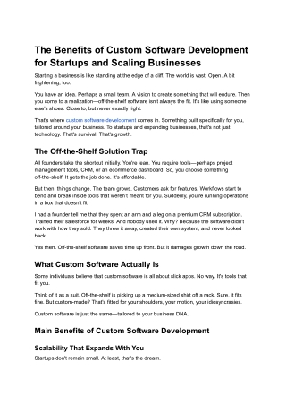 Custom software development (1)