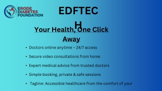 Your Health, One Click Away Doctors online anytime – 247 access Secure video consultations from home Expert medical advi