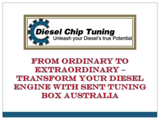 SENT Tuning Box Power Your Diesel Engine