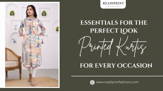 From Work to Weekend: Printed Kurtis for Every Occasion