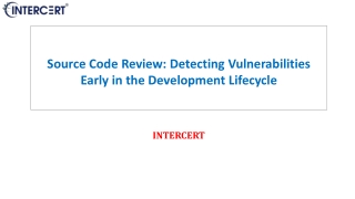 Source Code Review Detecting Vulnerabilities Early in the Development Lifecycle