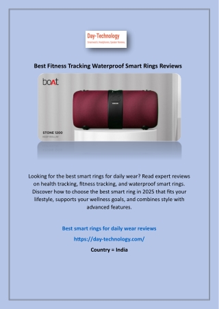 Waterproof Smartwatches Reviews