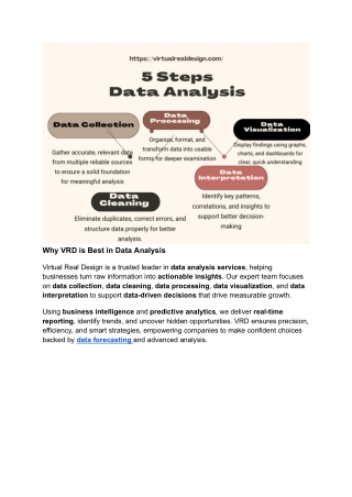 Data Analysis by Virtual Real Design