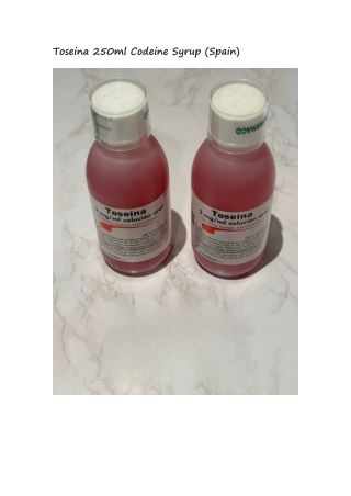 Toseina 250ml Codeine Syrup