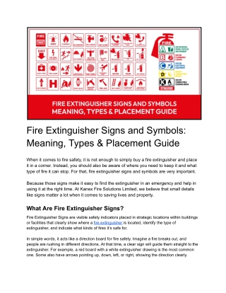 Fire Extinguisher Signs and Symbols_ Meaning, Types & Placement Guide