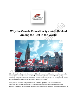 Canada education system