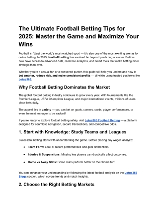 Esports Betting 2025: How to Profit from the Rise of Competitive Gaming | Lotus3