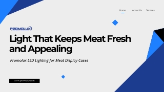 Light That Keeps Meat Fresh and Appealing