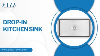 Drop-in kitchen sink