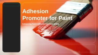 Adhesion Promoter for Paint: A Comprehensive Guide