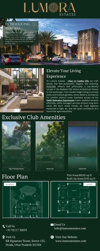 villas on badkla hills, Delhi–Dehradun Expressway PDF 10 OCT 2025