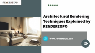 Architectural Rendering Techniques Explained  RENDEREXPO