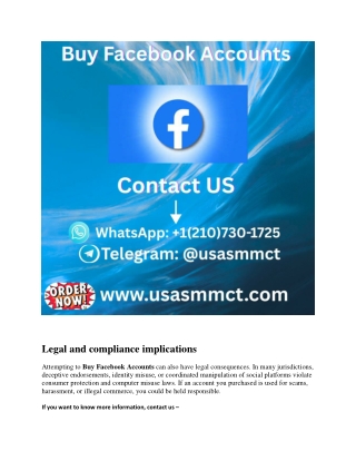 Buy Facebook Accounts Best Services
