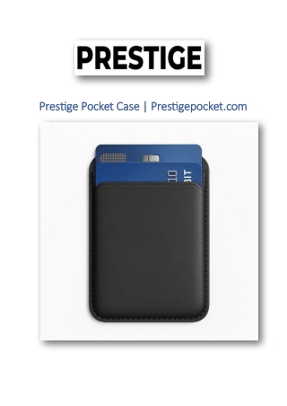 Prestige Pocket Case | Prestigepocket.com