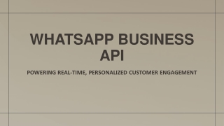How WhatsApp Business API Transforms Customer Engagement