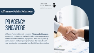 Elevate Your Brand with a Leading PR Agency in Singapore