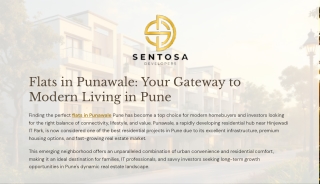 Flats in Punawale – Your Gateway to Modern Living in Pune
