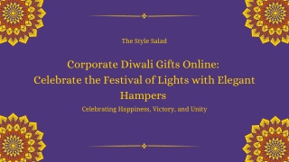 Corporate Diwali Gifts Online  Celebrate the Festival of Lights with Elegant Hampers