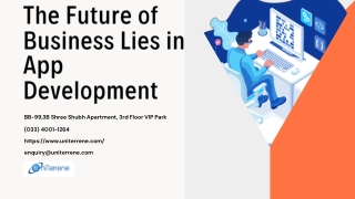 The Future of Business Lies in App Development | Uniterrene Websoft