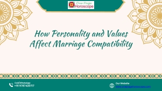 How Personality and Values Affect Marriage Compatibility