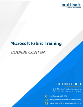 Microsoft Fabric Training | Master Data Analytics with Microsoft Fabric