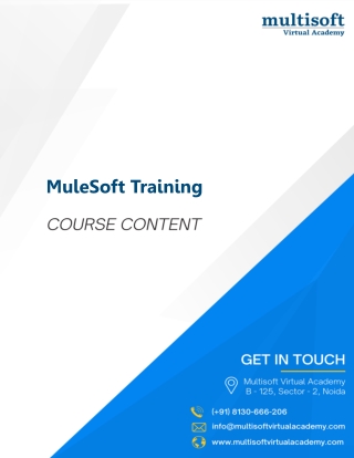 MuleSoft Training | Master Integration with MuleSoft Online Course