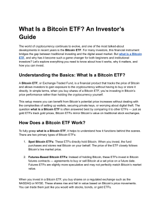 What Is a Bitcoin ETF_ Zavros Network