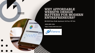 Why Affordable Website Design Matters for Modern Entrepreneurs?