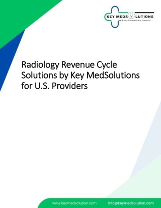 Radiology Medical Billing Company in USA | Key MedSolutions