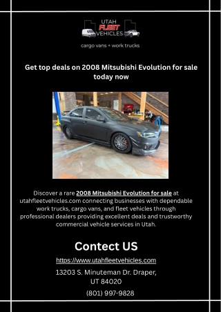 Get top deals on 2008 Mitsubishi Evolution for sale today now