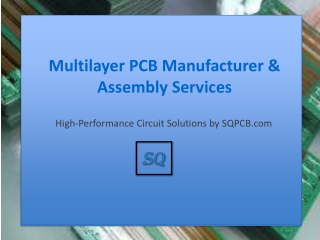 Multilayer PCB Manufacturer & Assembly Services